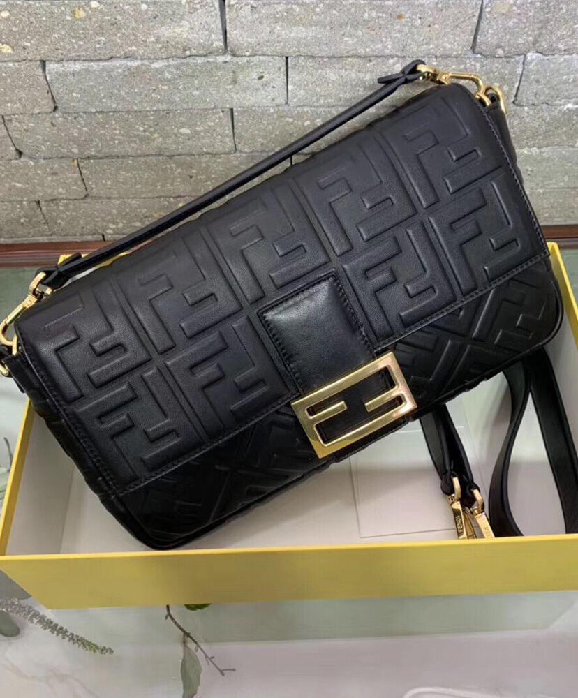 Fendi Baguette Large 8BR771 Black